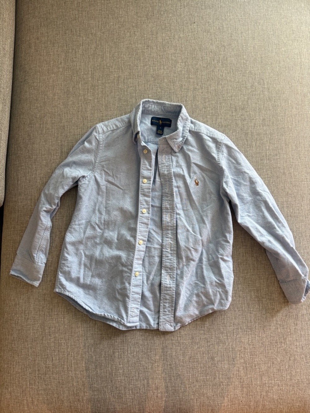 Ralph Lauren Light Blue Oxford Button-Down Shirt - Classic Men’s